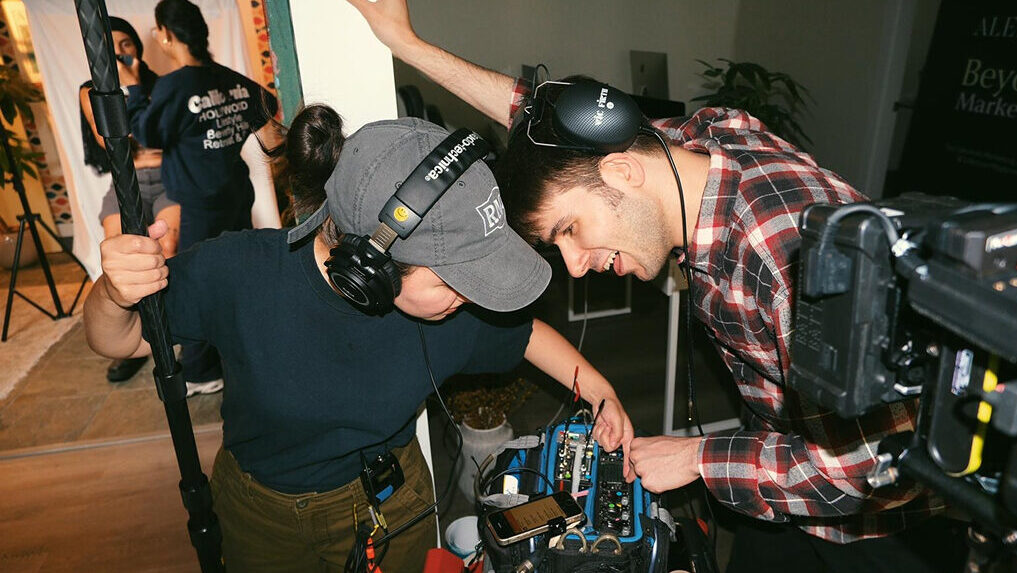 Crew Checking Audio